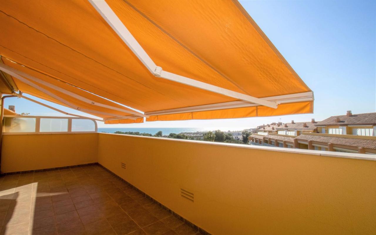 Atico Con Vistas Al Mar , Wifi Y Piscina - Sierra Irta Albert Villas Alcossebre Kültér fotó