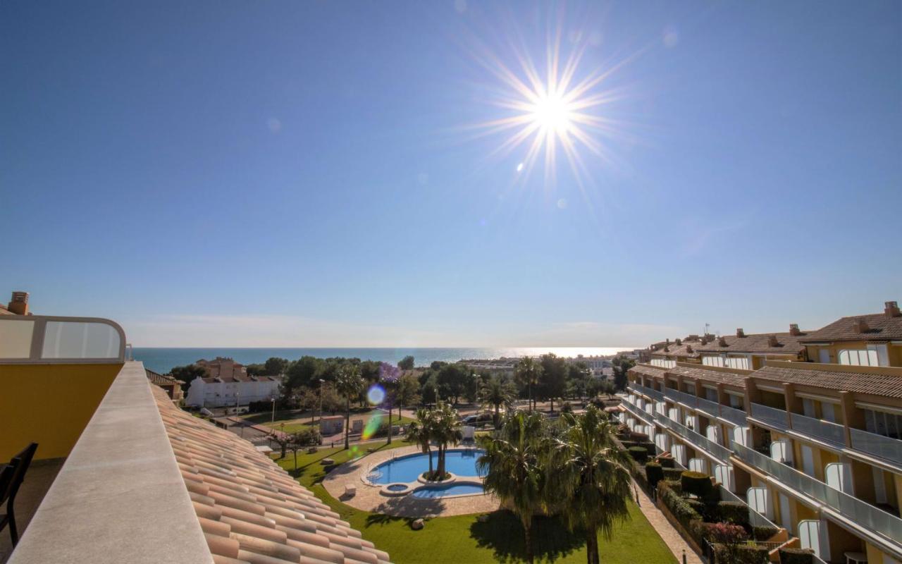 Atico Con Vistas Al Mar , Wifi Y Piscina - Sierra Irta Albert Villas Alcossebre Kültér fotó